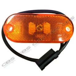 Feu Side Marker Orange à Leds + Câble