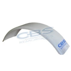 Garde Boue 10 Pouces Blanc En Acier Galvanisé Embouti Non Percé