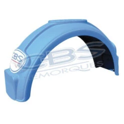 Garde Boue 14 Pouces En Plastique Bleu Non Percé