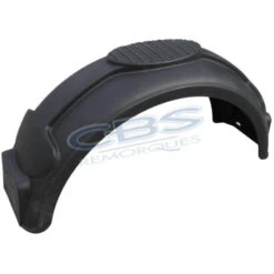 Garde Boue 14 Pouces En Plastique Noir Non Percé