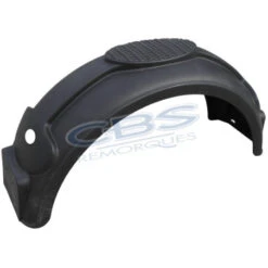 Garde Boue 14 Pouces En Plastique Noir Percé