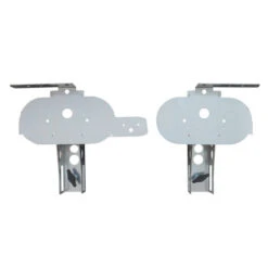 Supports Feux Métalliques Ovales Avec Omégas 100x50 Hauts